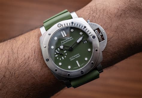 panerai militare verde|panerai submarine watch.